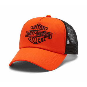 HARLEY-DAVIDSON® ESSENTIAL TRUCKER CAP ORANGE