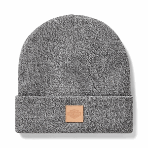 FOREVER HARLEY® LEATHER PATCH BEANIE