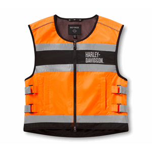 MEN'S H-D HI-VIS VEST, ORANGE, EEC