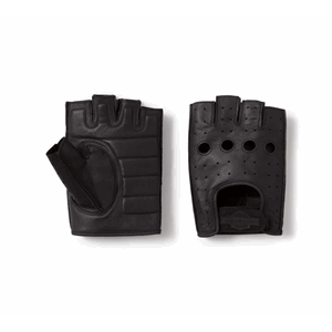 H-D FINGERLESS LEATHER RIDING GLOVES