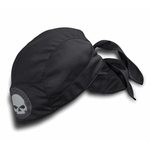 WILLIE G SKULL CAP, BLACK