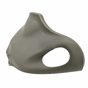 CHIN SPOILER, CENTER, MAGNESIUM TONE XB MODELS