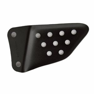 HEEL GUARD, RIDER LEFT, BLACK ANODIZED, XB12