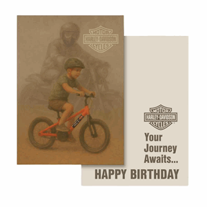 H-D JOURNEY AWAITS - KID'S BIRTHDAY CARD