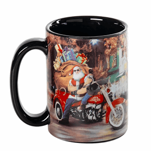 2025 Biker Santa Mug