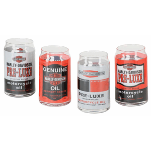 H-D OIL CAN GLASS SET