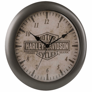 H-D TRADEMARK LOGO CLOCK