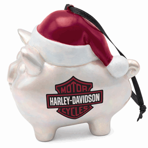 W26 - SANTA HOG ORNAMENT