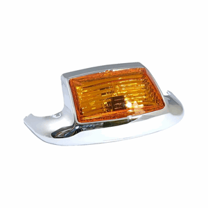 FRONT FENDER TIP W\LIGHT. AMBER LENS