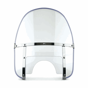 NC BEADED HEAVY DUTY WINDSHIELD - CLEAR