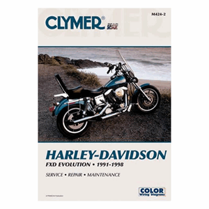CLYMER SERVICE MANUAL HARLEY-DAVIDSON FXD EVO. 1991-1998