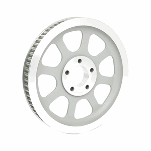 OEM STYLE WHEEL PULLEY 70T, 1-1/8 BELT. SILVER 00-06 SOFT.
