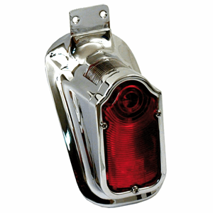 47-54 TOMBSTONE TAILLIGHT. CHROME, ECE