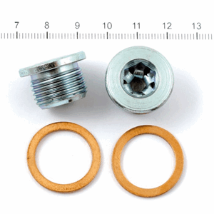 VANCE & HINES, 18MM O2 SENSOR PLUG SET. ZINC.(PR)