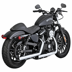 VANCE & HINES, 2-1/2" STRAIGHTSHOTS SLIP-ONS 14-22 XL