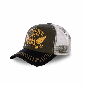 VON DUTCH CREW CAP BLACK/ORANGE