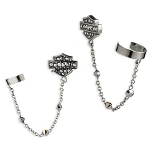 Harley-Davidson Øredobber M/Kjede og Øre-Mansjett