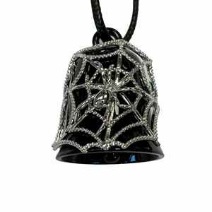RB BRASS SPIDER WEB BELL-BLK/SLV