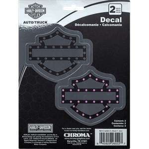 Sticker H-D His & Hers Bar & Shield Logo Decals - 15x20CM