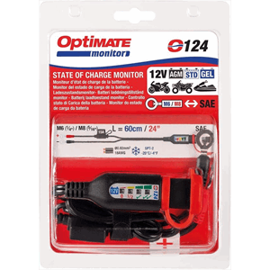 INDIKATOR FOR BATTERITILSTAND M/KABELSKO TIL BATTERI.