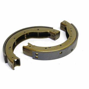 BRAKE SHOE SET, 1954-78 XL/K/FL 49-71/SERVI-CAR FR. 58-73