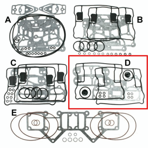 (D) SET/2, GASKET SET FOR S&S EV BILLET ROCKER BOXES